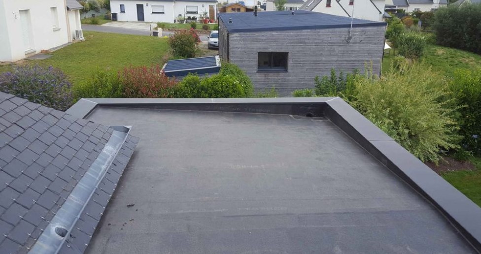 Dakwerken Hamme - Plat dak met EPDM-bedekking